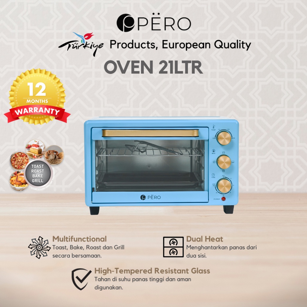 Pero Multifunction Oven Listrik Kapasitas 21 Liter