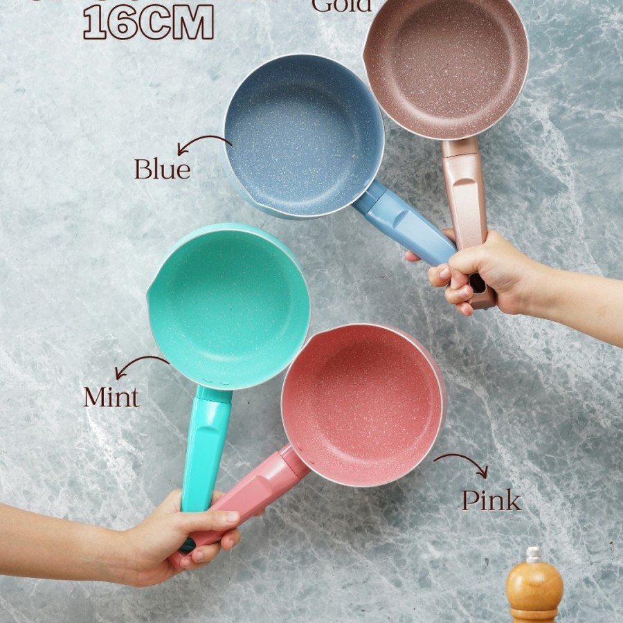 Pero Sauce Pan 16cm Nonstick / Saucepan Milkpan 16cm Anti Lengket