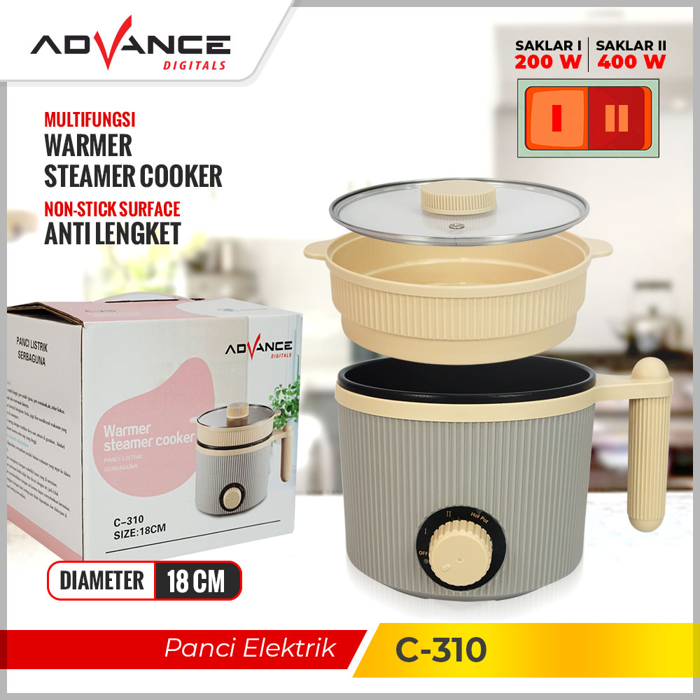 Advance Digitals Indonesia - Panci Listrik Elektrik C-310 Multifungsi