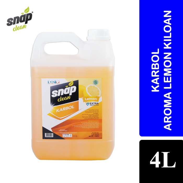 Snap Clean Karbol dengan Anti Bacterial 4 Liter