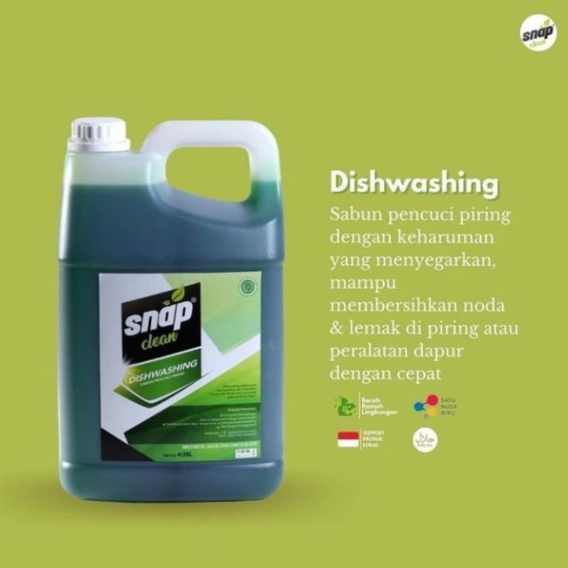 Snap Clean Sabun Cuci Piring Dishwashing 5 L