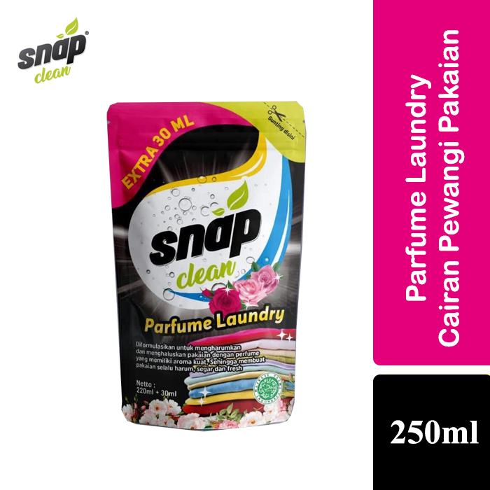 Snap Clean Pewangi Pakaian Pengharum Parfume Laundry Black 250Ml