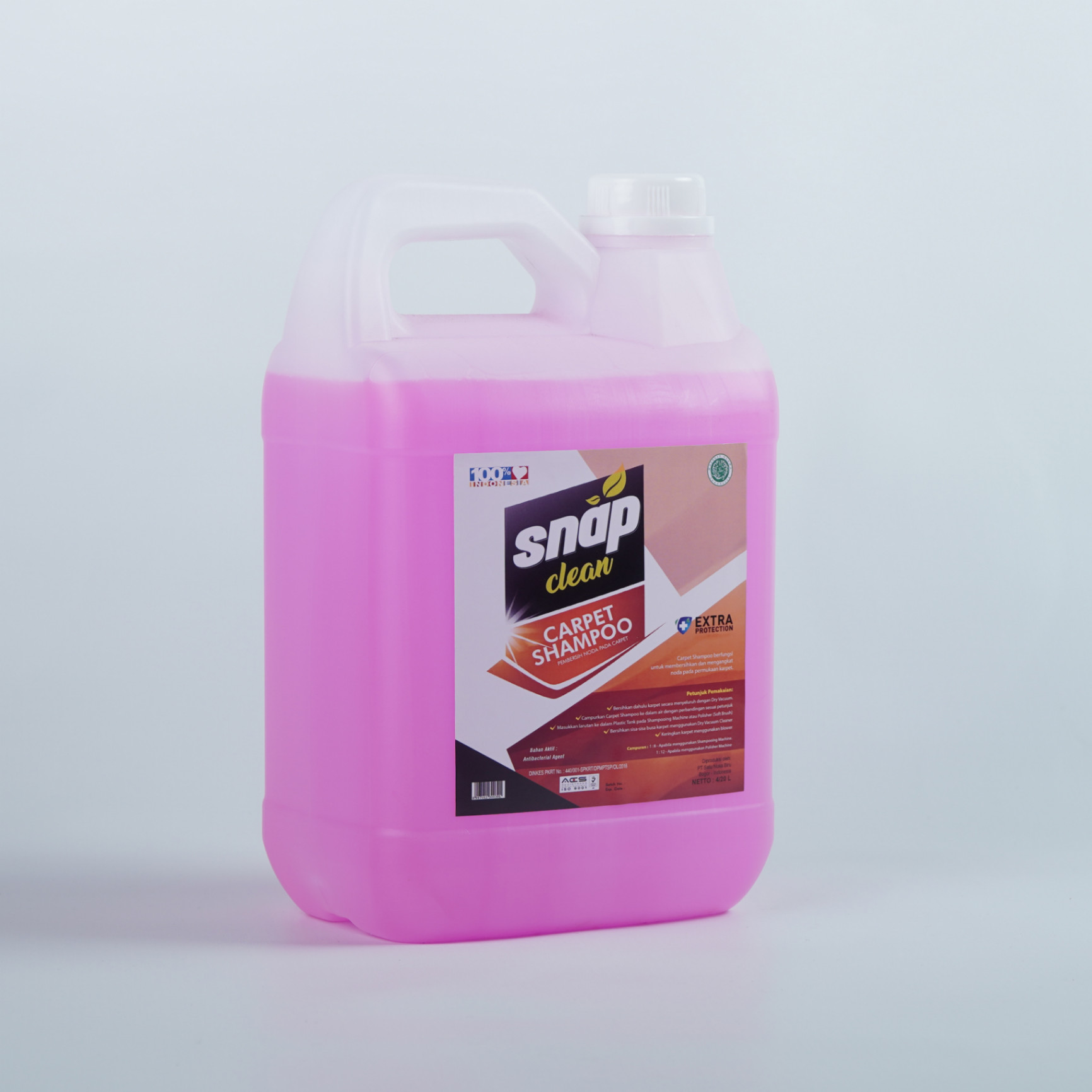Snap Clean Carpet Shampoo Sabun Pencuci Karpet 4L