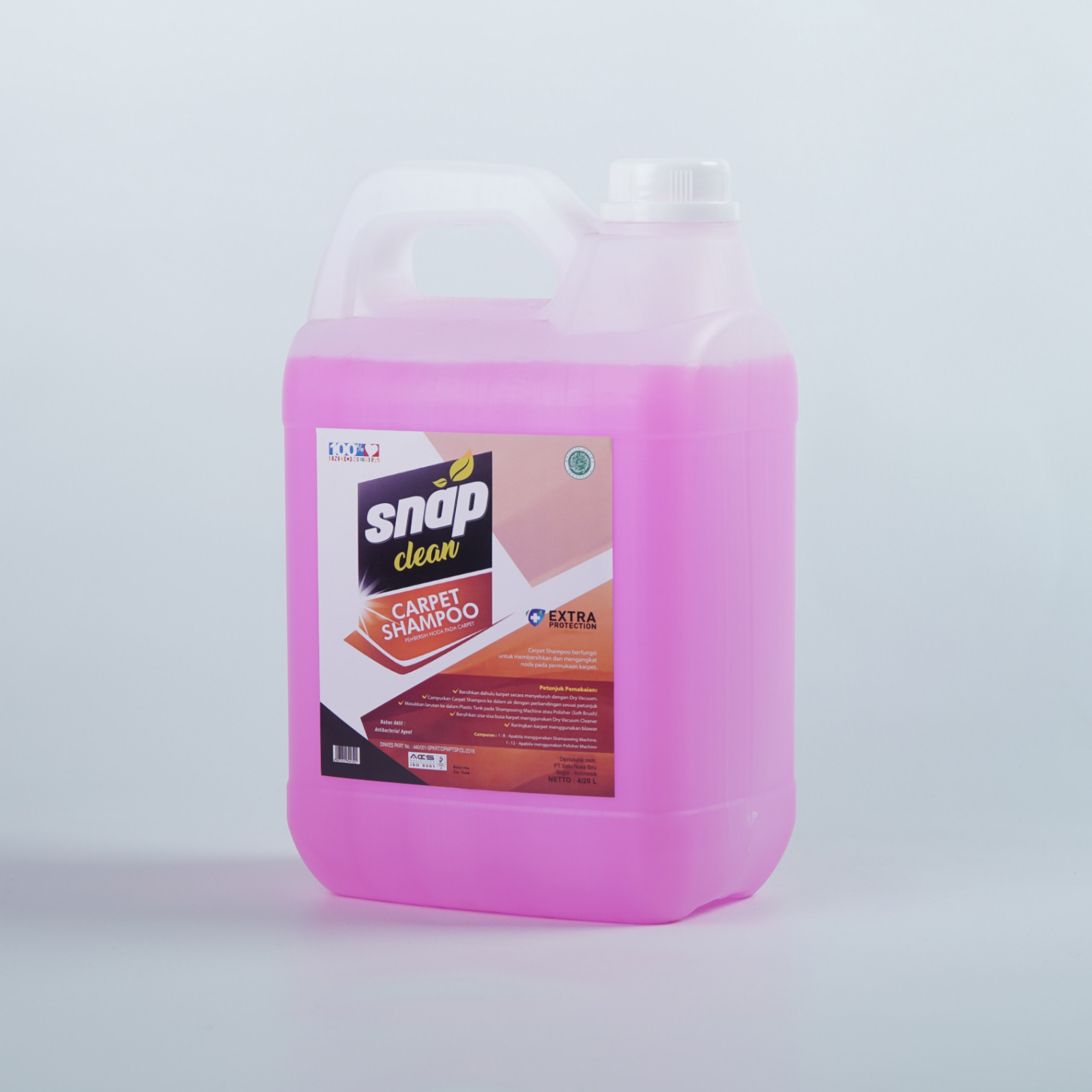 Snap Clean Carpet Shampoo Sabun Pencuci Karpet 4L