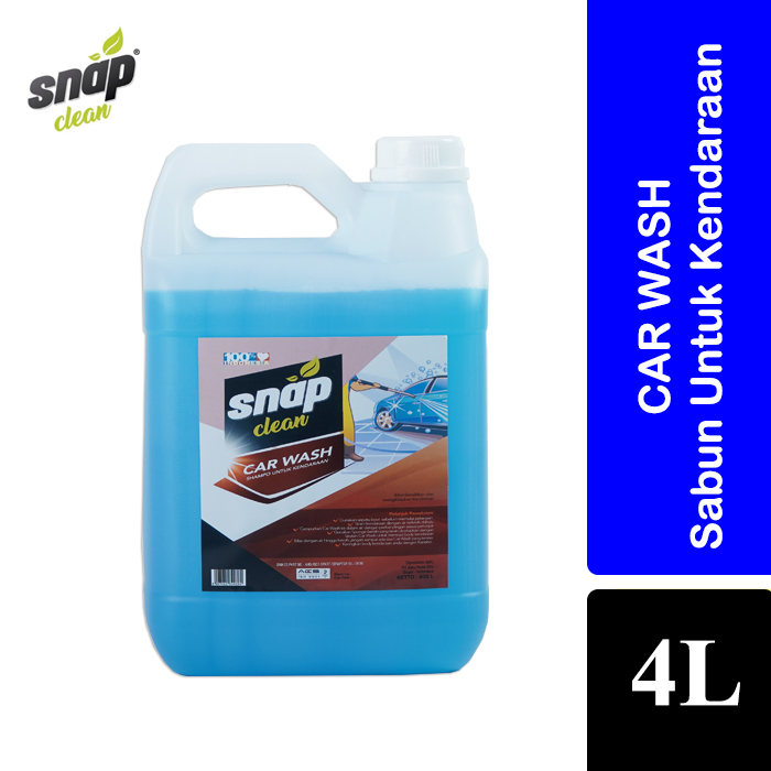 Snap Clean Car Wash Sabun Cuci Mobil Motor Kendaraan 4L