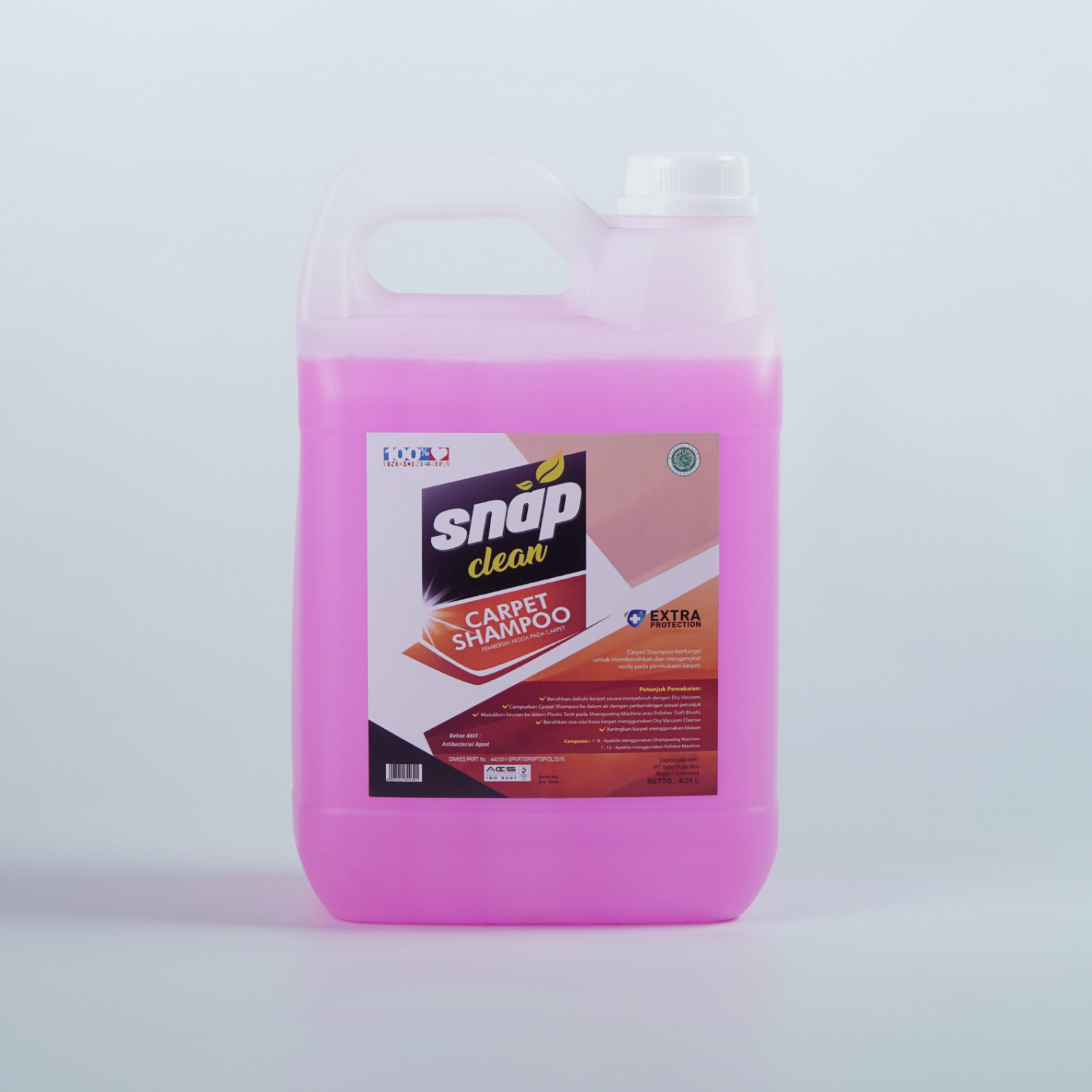 Snap Clean Carpet Shampoo Sabun Pencuci Karpet 4L