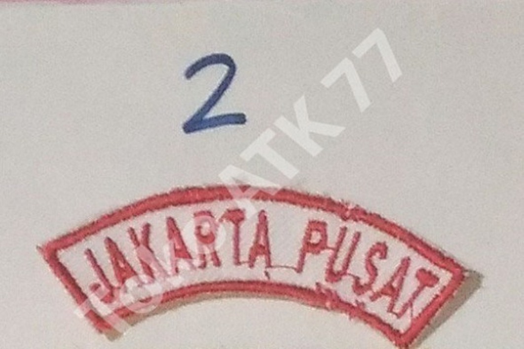 Logo Badge Bet Bordiran Lencana Seragam Sekolah Pramuka Paskib PMR PMI