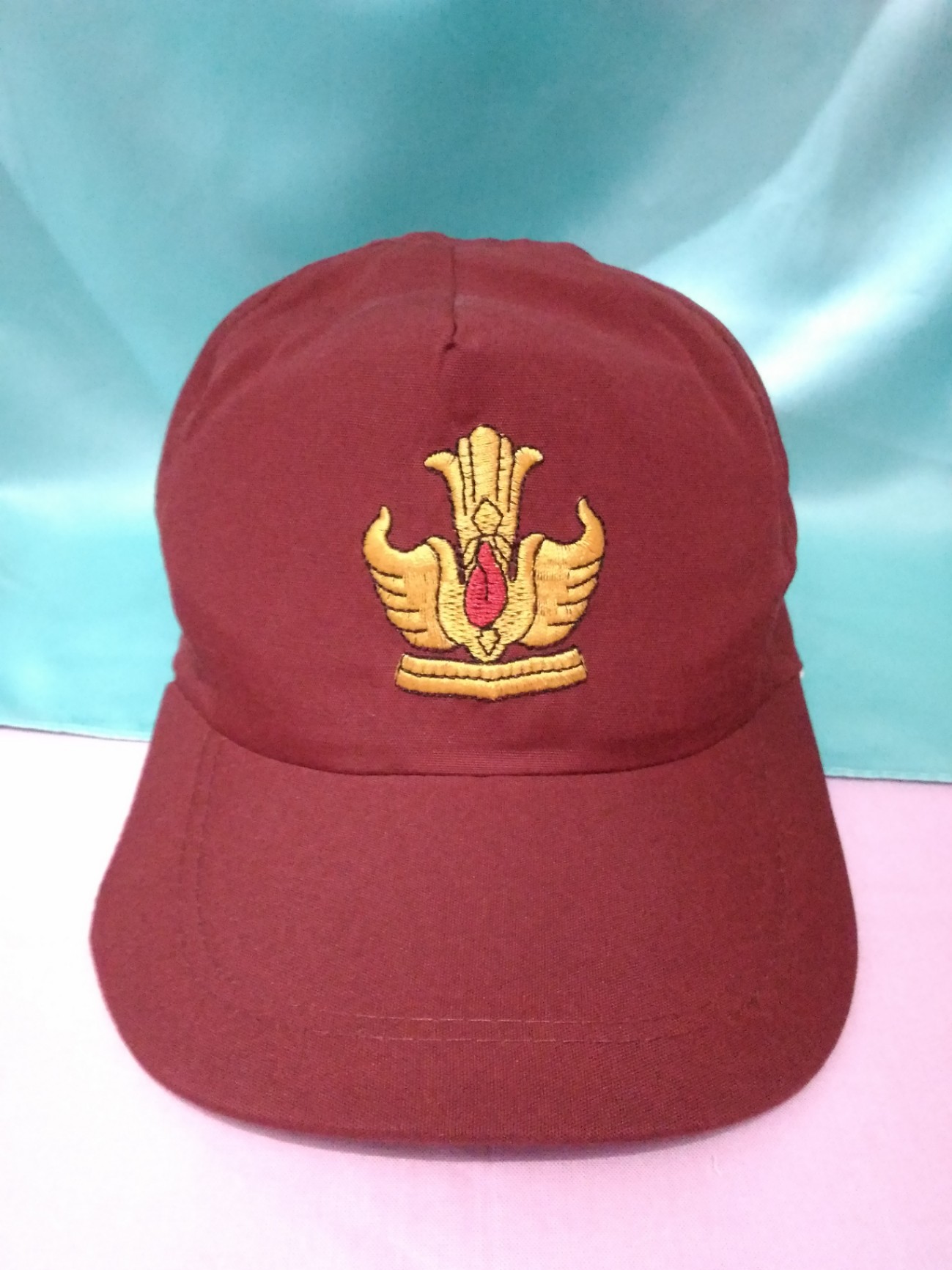 Topi SD Merah Semua Bordir Bukan Sablon READY STOCK