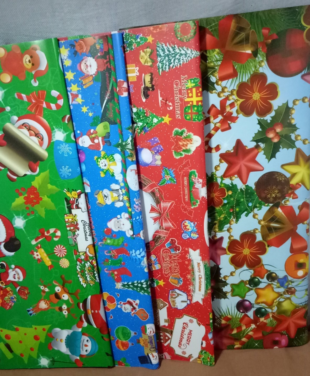 Kertas Kado Wrapping Gift Paper Natal 10pcs Ready Stock