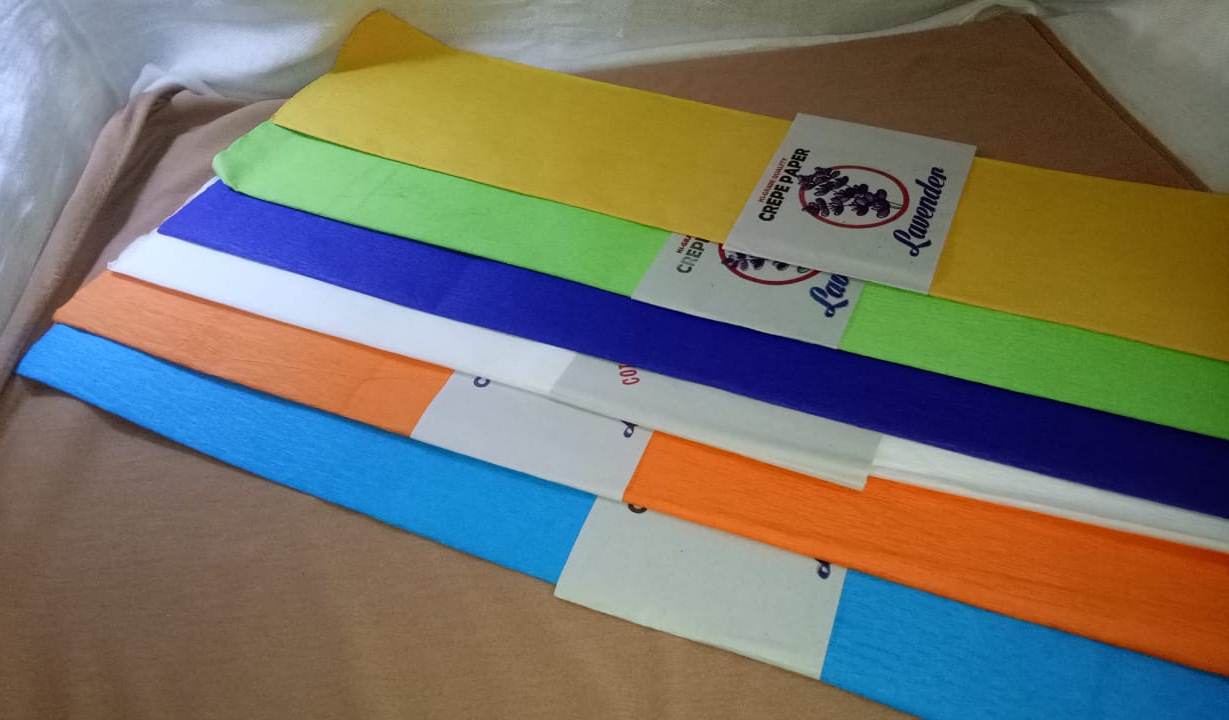 Kertas Crep Creb Kreb Krep Aneka Warna Lengkap READY STOCK
