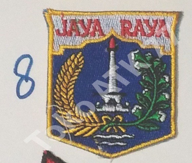 Logo Badge Bet Bordiran Lencana Seragam Sekolah Pramuka Paskib PMR PMI
