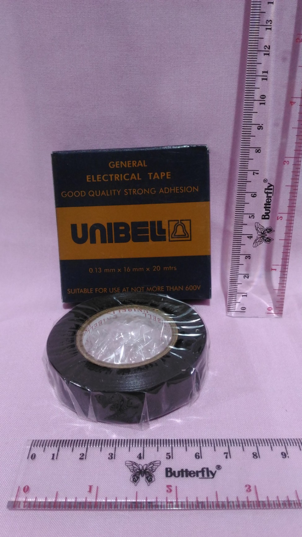 Solatip Hitam Listrik Kabel Unibell 16 mm Kuat Tebal READY STOCK