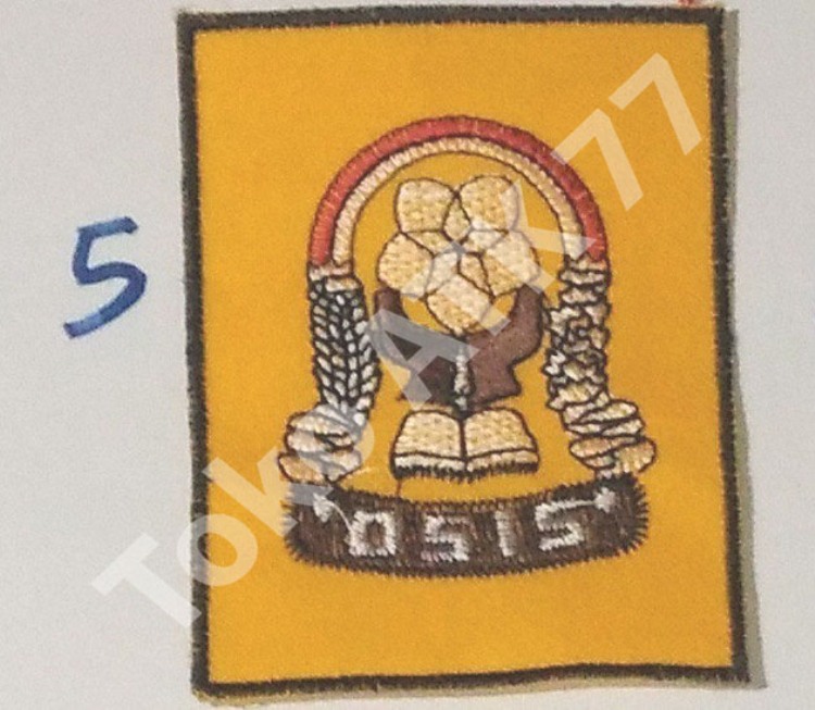 Logo Badge Bet Bordiran Lencana Seragam Sekolah Pramuka Paskib PMR PMI