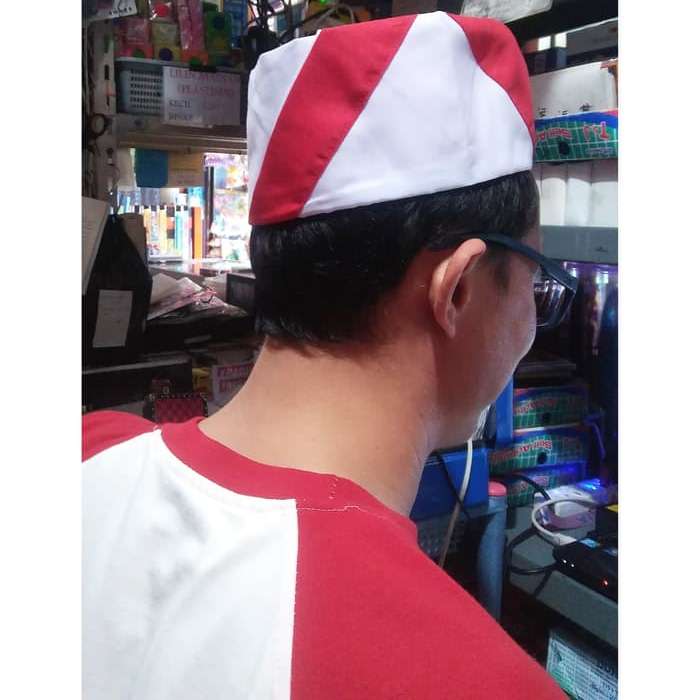 Dasi Ikat Penutup Pengikat Kepala Lengan Satria Merah Putih Topi