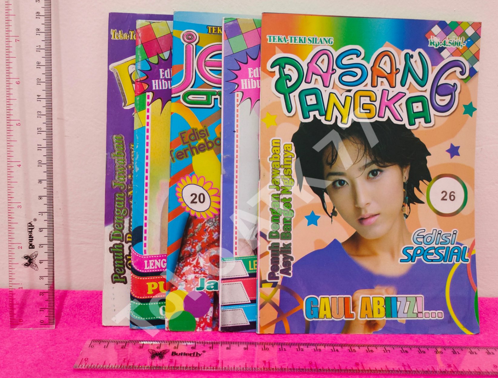 Quiz Kuis Putar Otak TTS Huruf Abjad & Angka READY STOCK