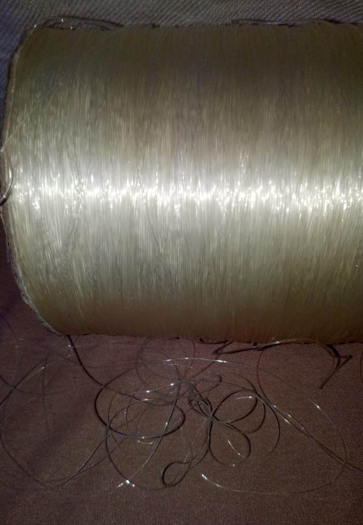 Tali Tenur Kenur Nilon Nylon Kalung Gelang Bening Bisa Melar 5m