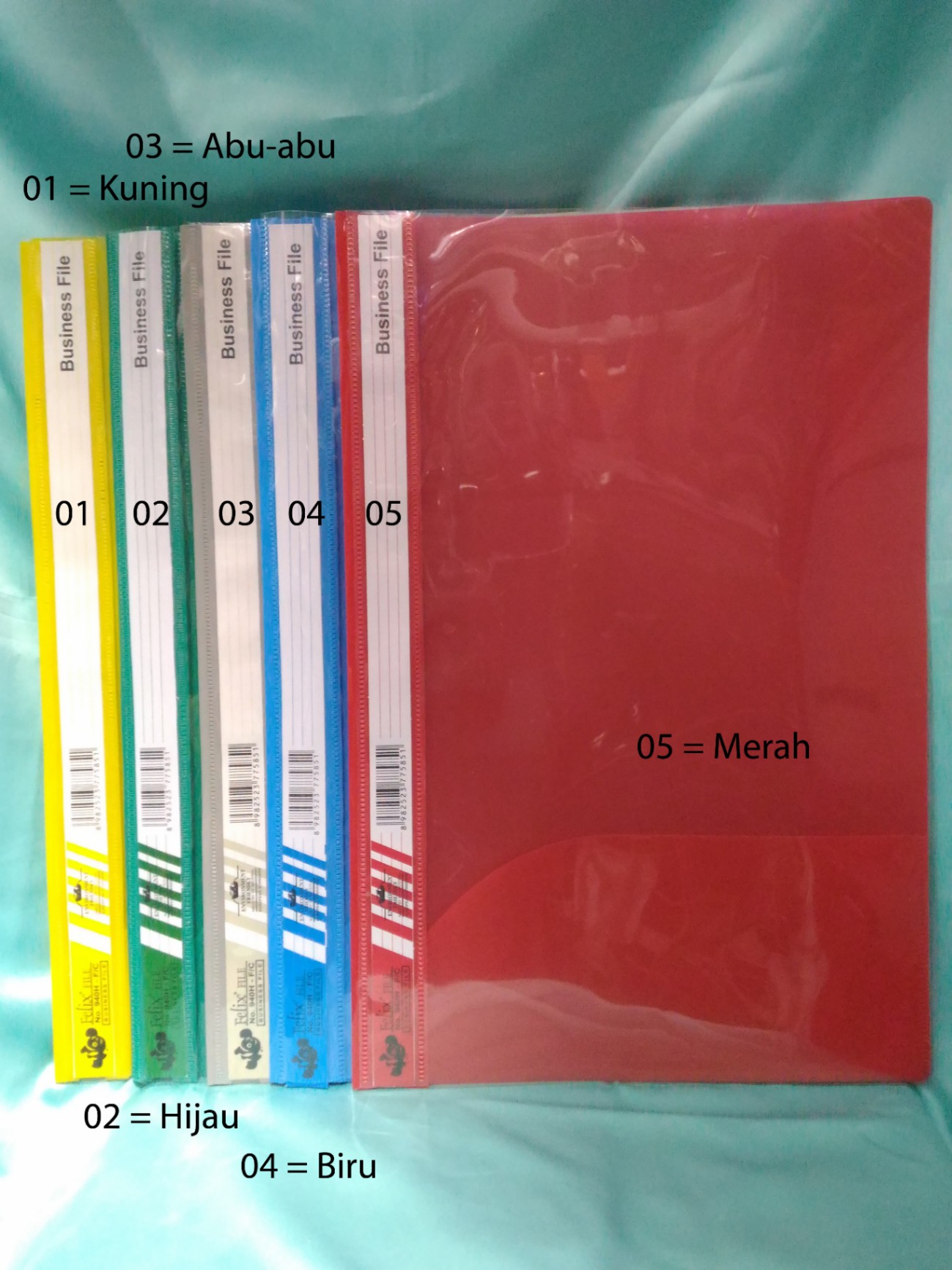 Map Plastik Bisnis Business Busines File Merk Felix READY STOCK