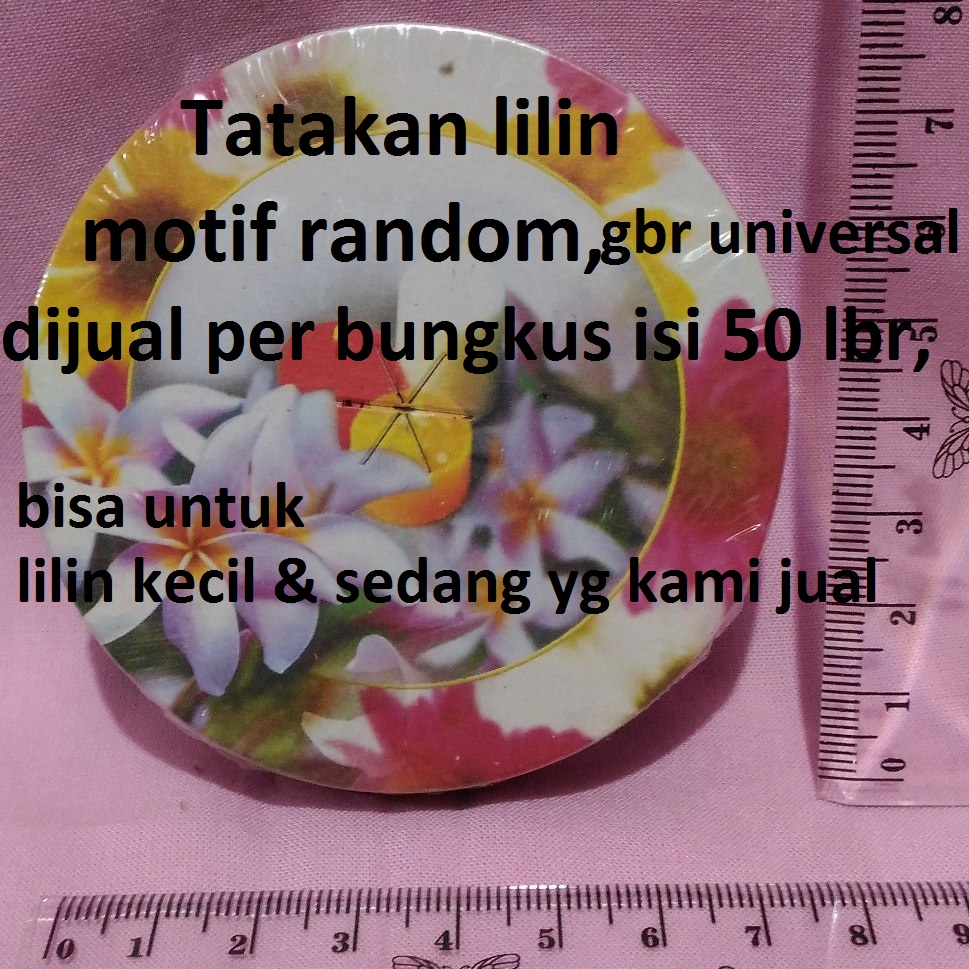 Tatakan Alas Dasar Lilin Gereja Doa Supaya Tidak Panas 1pack isi 50pcs