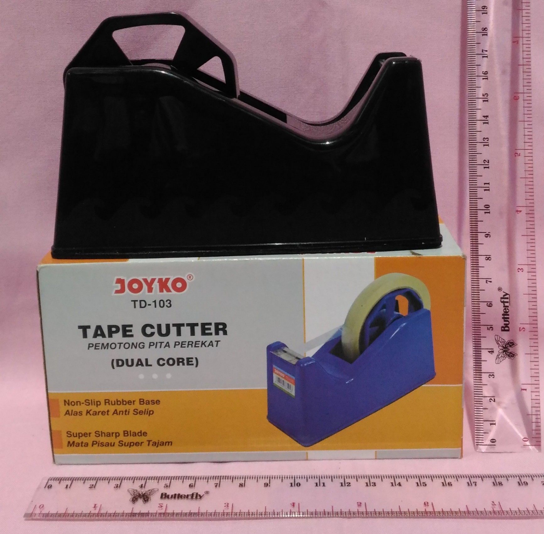 Tape Dispenser Pemotong Pita Perekat Solatip Gede Besar Kecil TD 103