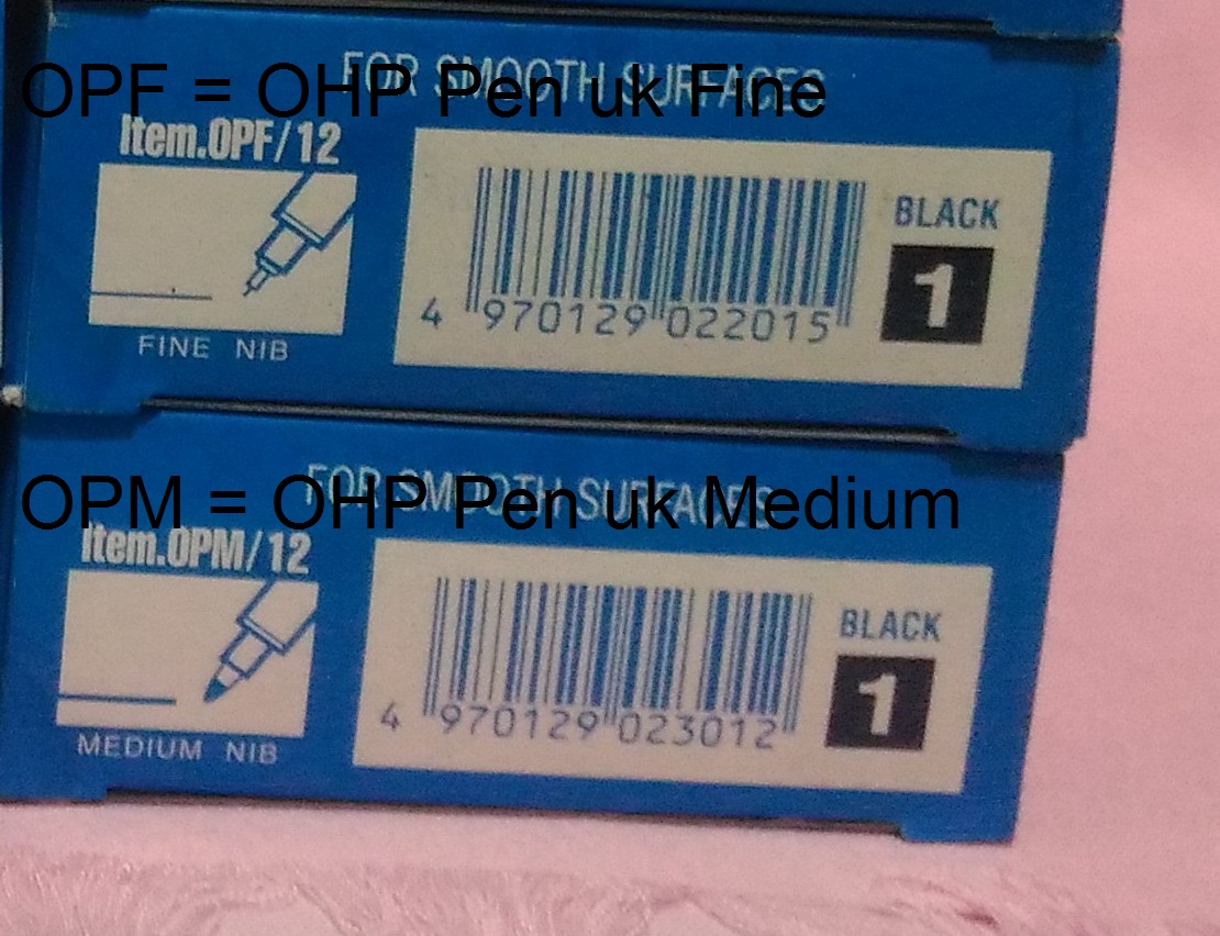 Pen OHP OPF OPM F Fine M Medium Bisa di Plastik Tdk Luntur READY STOCK