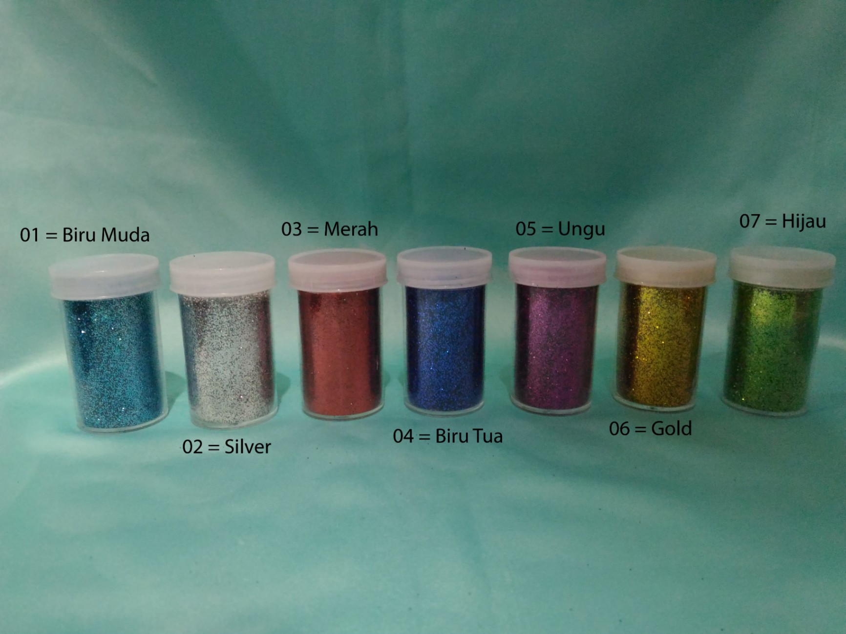 Bubuk Serbuk Glitter Gliter Metalik Metalic Blink Kilap READY STOCK