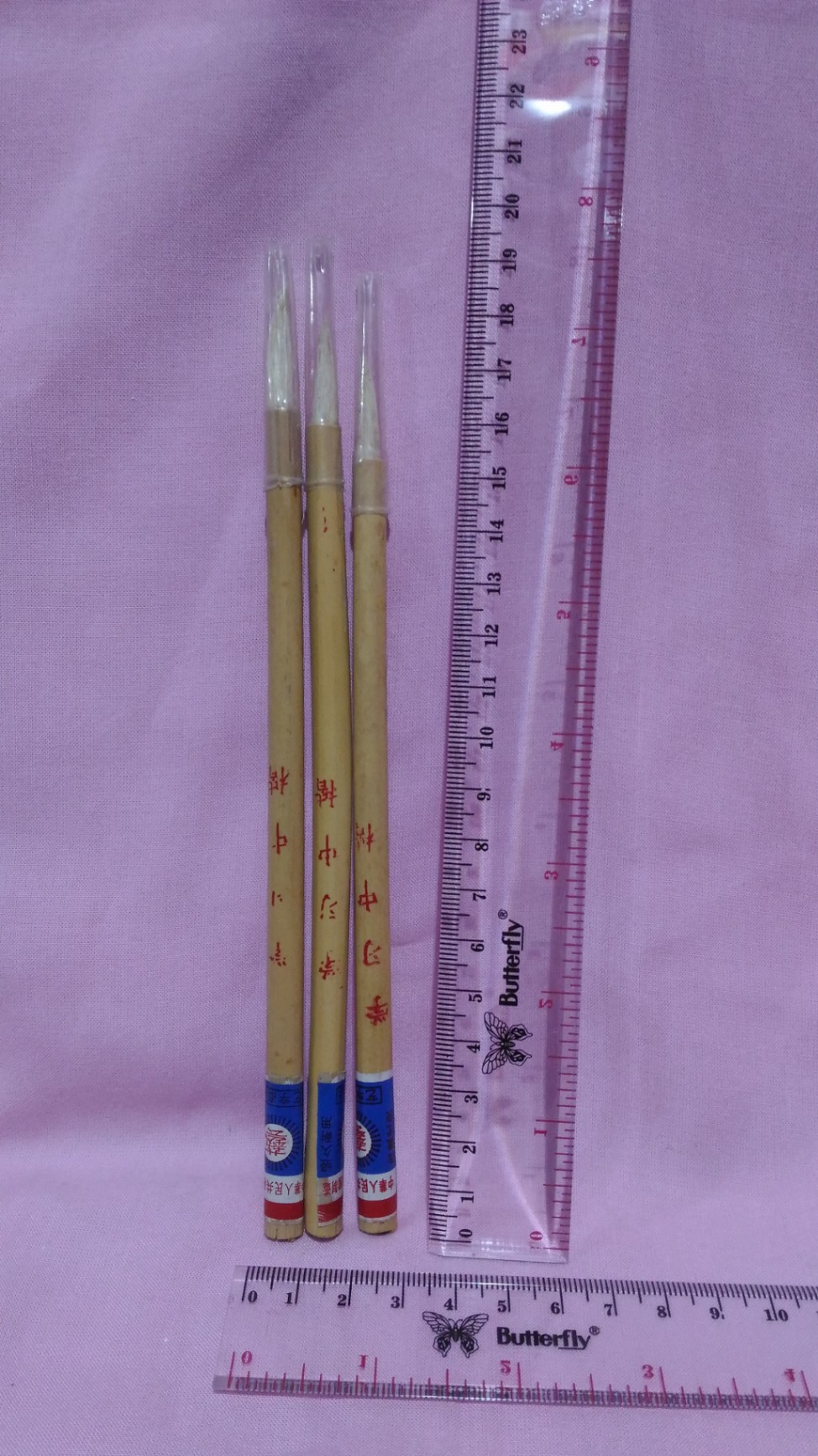 Kuas Huruf Mandarin Tinta Cina Kaligrafi Maopi Maopy Bambu READY STOCK