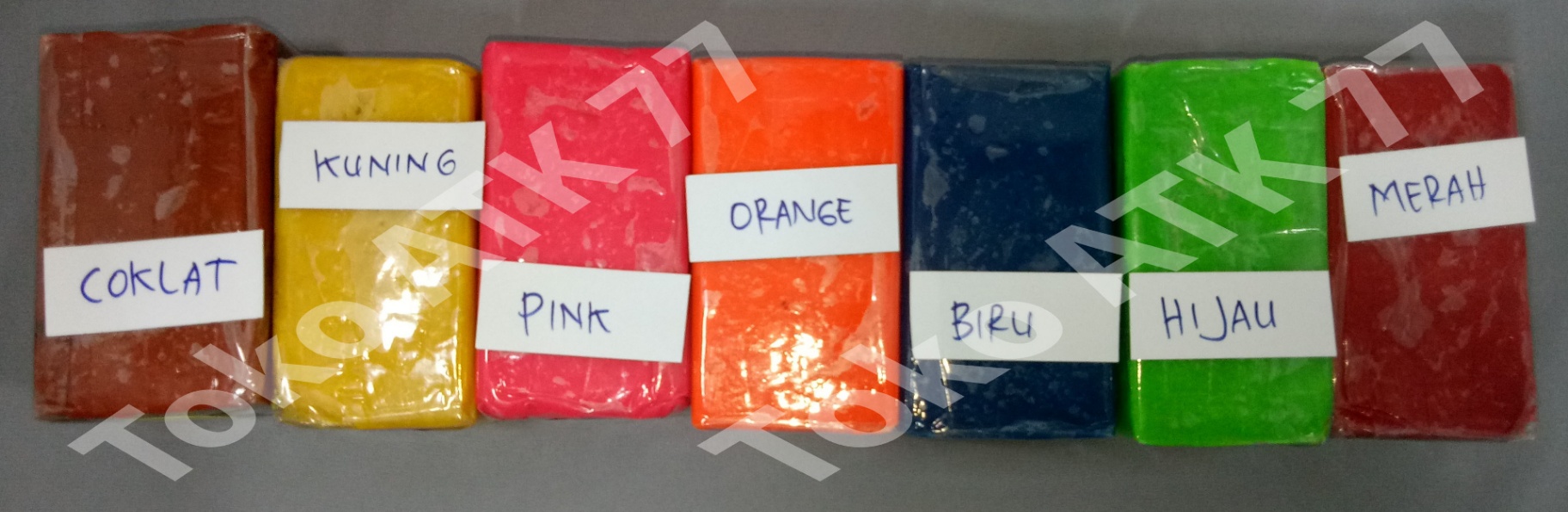 Plastisin Lilin Mainan Doh Dough Sedang Besar Warna Warni READY STOCK