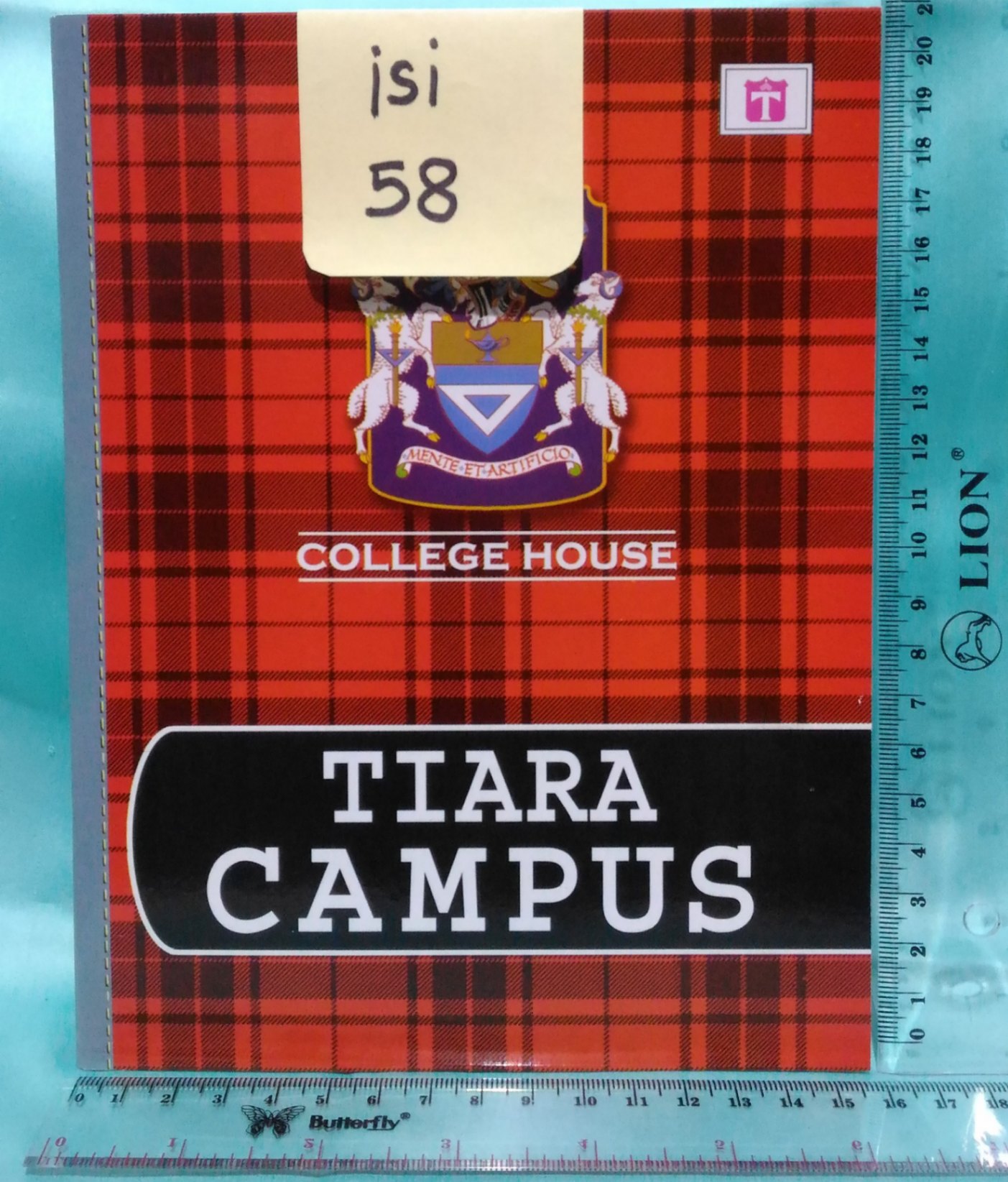 Buku Tulis isi 58 Tiara Campus uk Pendek (bukan boxy) 1pcs READY STOCK