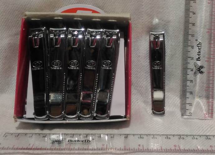 Gunting Pemotong Kuku Silver Besar 777 READY STOCK