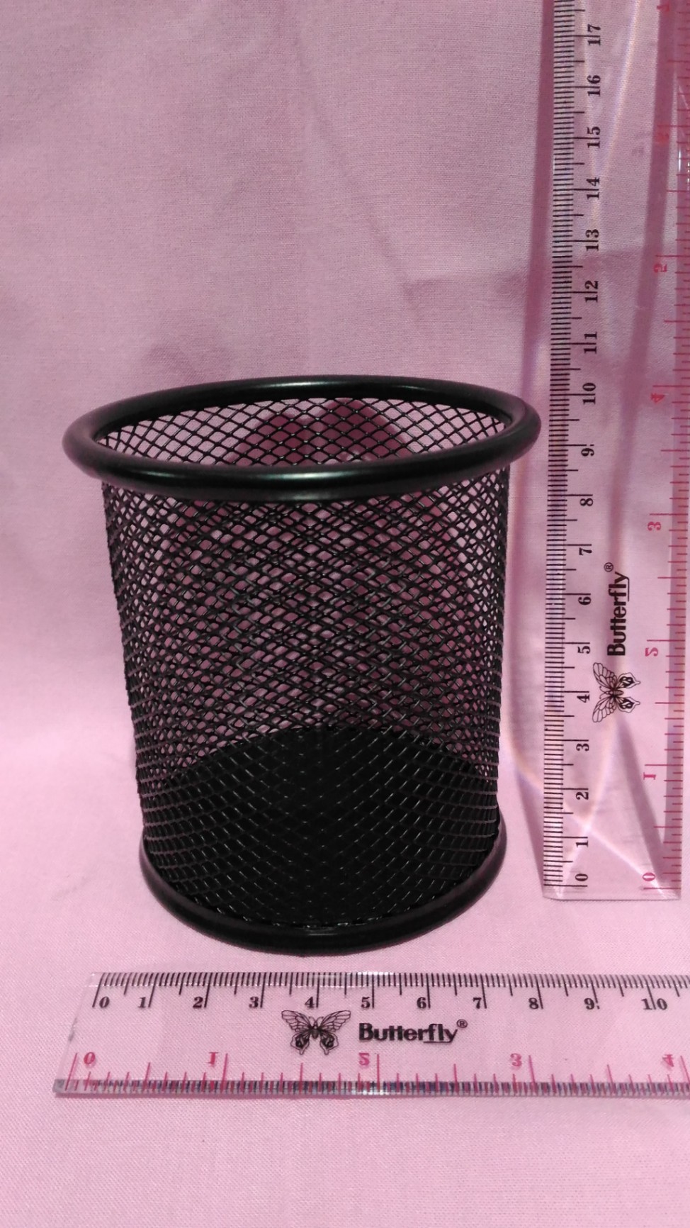 Tempat Bolpoint Pen Pensil Serba Guna Meja Polos Hitam Simple Cantik
