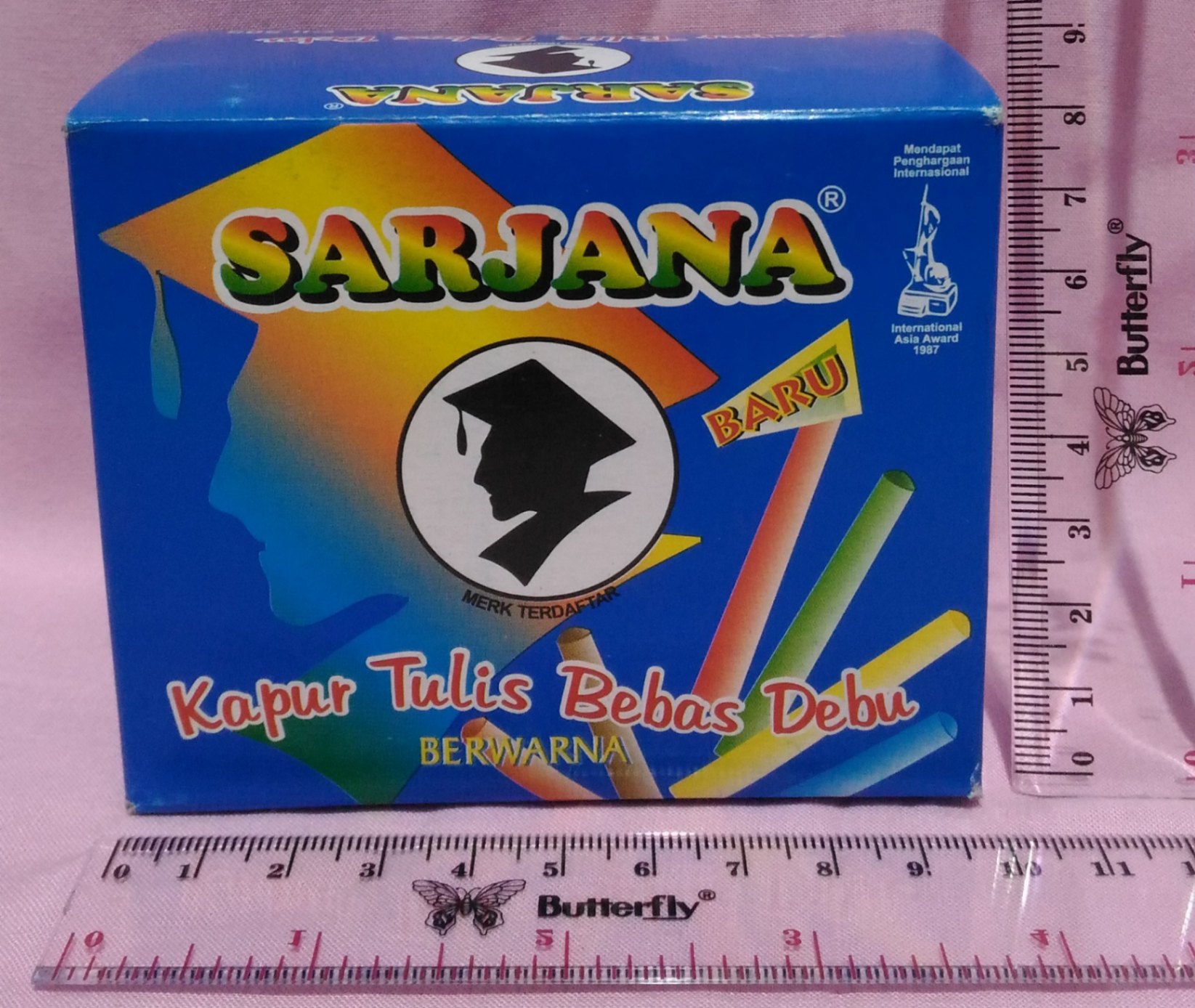 Kapur Tulis Warna Warni Bebas Debu Sarjana READY STOCK