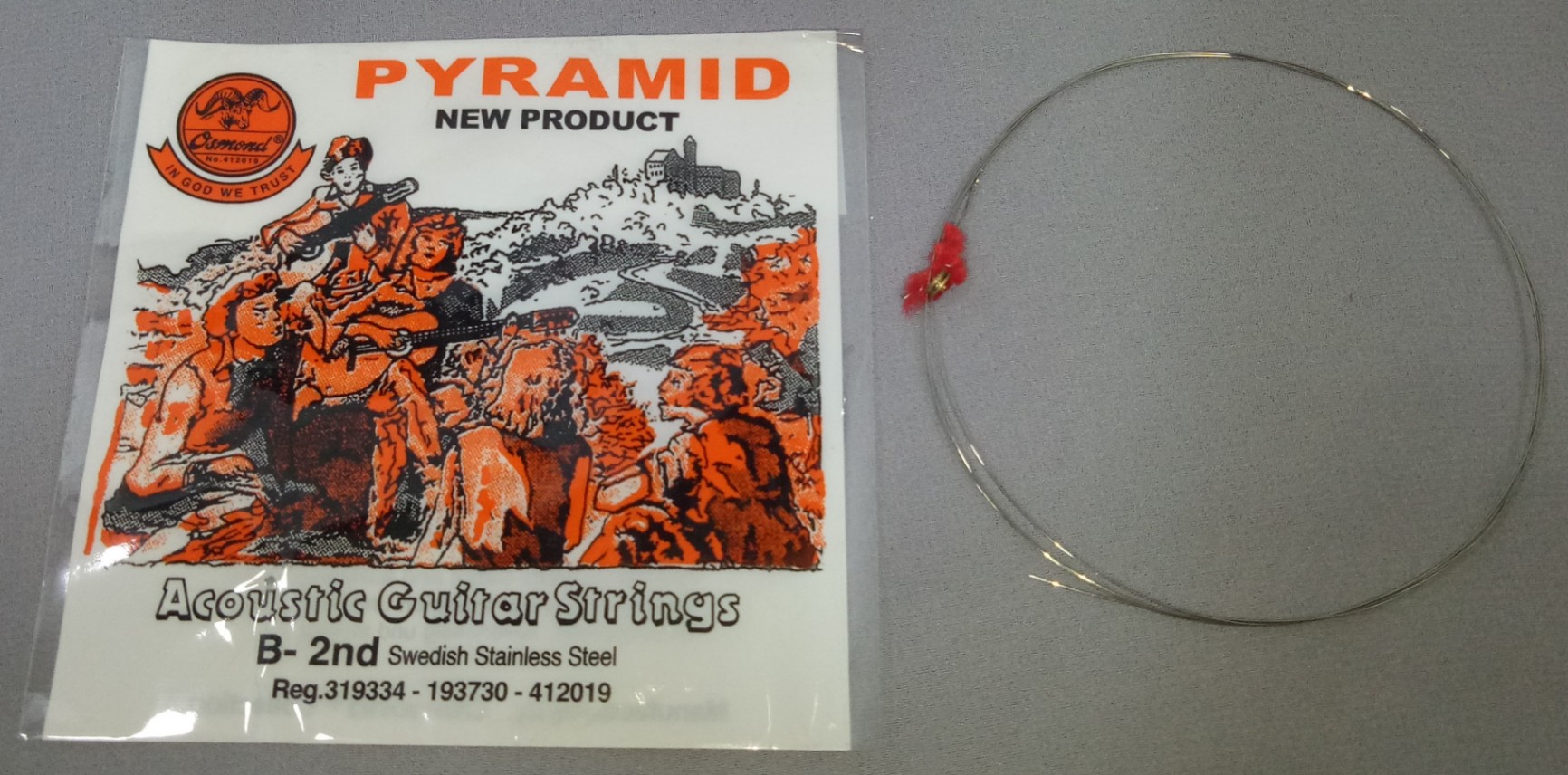 Senar Gitar Acoustic Guitar Strings Stainless Steel no 2 READY STOCK