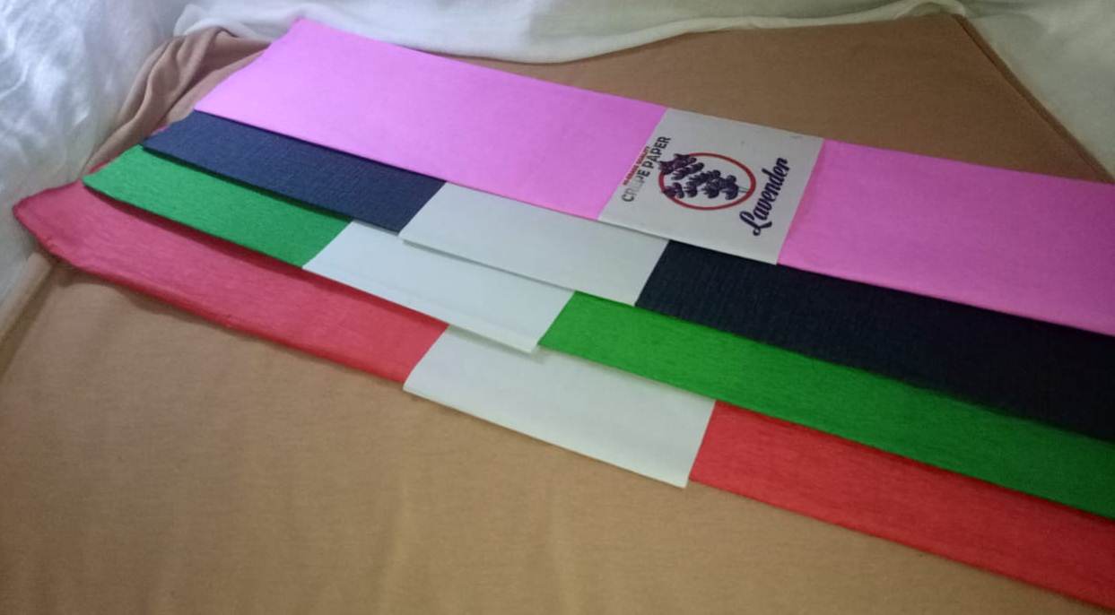 Kertas Crep Creb Kreb Krep Aneka Warna Lengkap READY STOCK