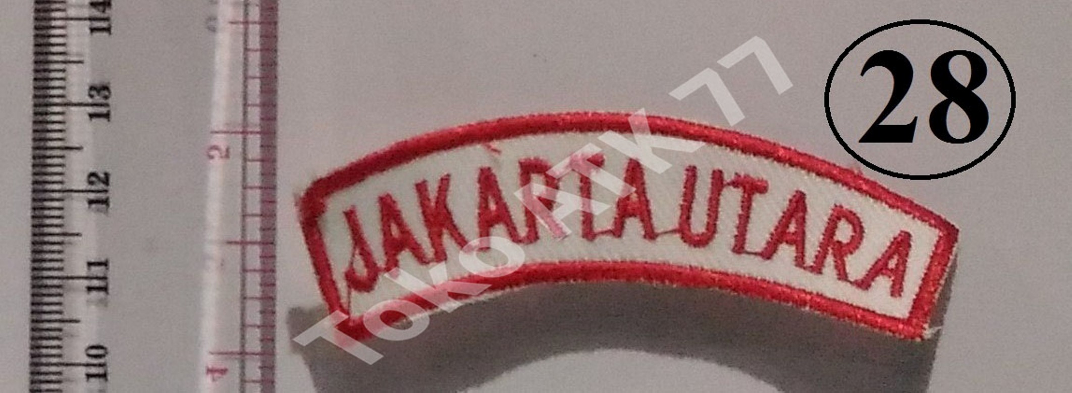 Logo Badge Bet Bordiran Lencana Seragam Sekolah Pramuka Paskib PMR PMI