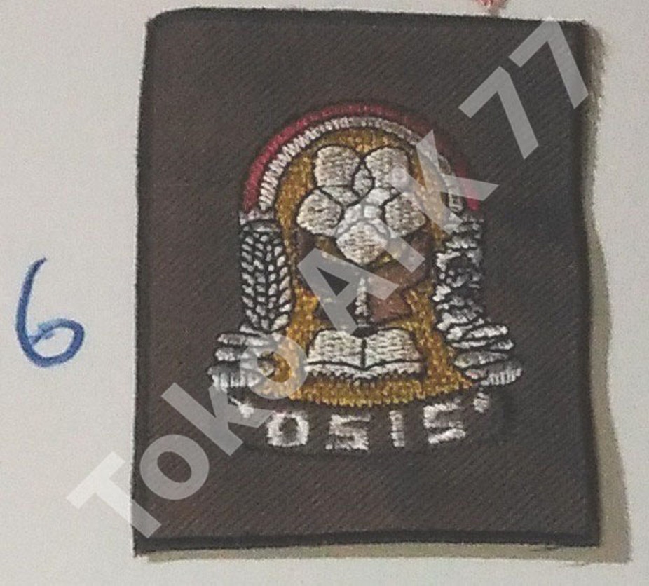 Logo Badge Bet Bordiran Lencana Seragam Sekolah Pramuka Paskib PMR PMI