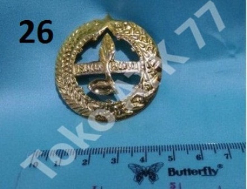 Logo Badge Bet Bordiran Lencana Seragam Sekolah Pramuka Paskib PMR PMI