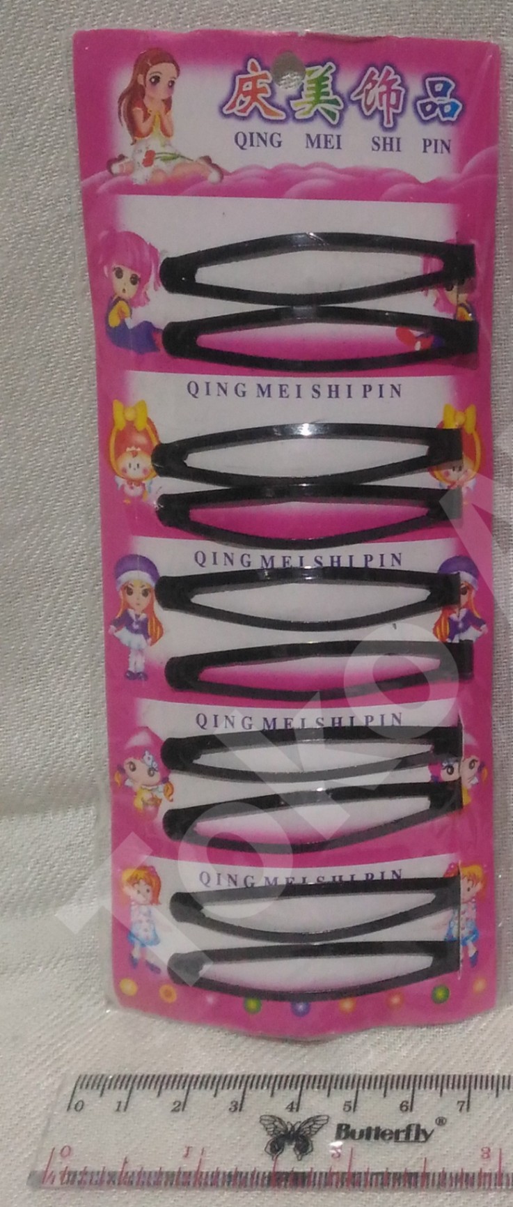 Jepit Rambut Tik Tok Kecil Hitam Mini Simple isi 10pcs READY STOCK
