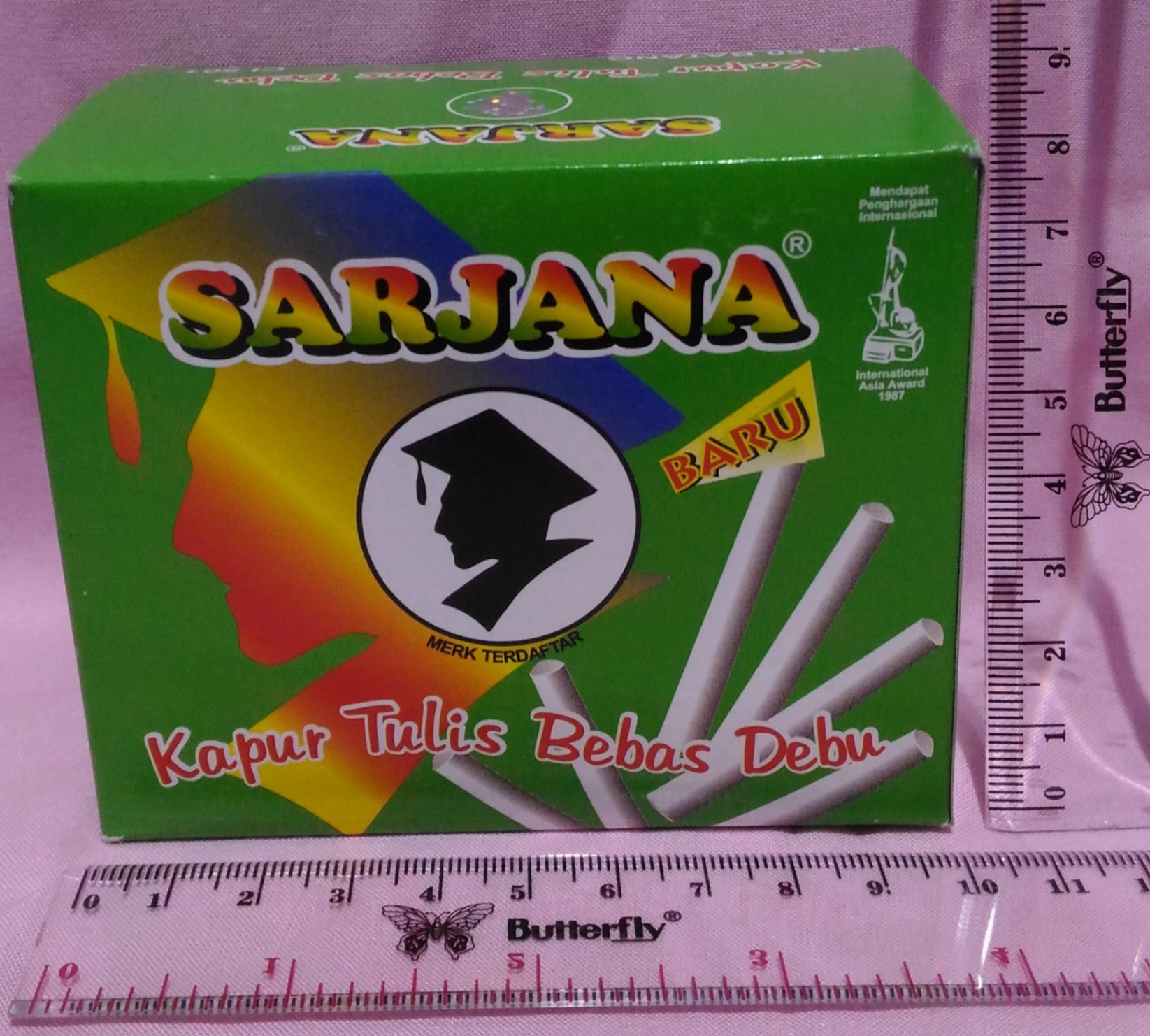 Kapur Tulis Putih Bebas Debu Sarjana READY STOCK