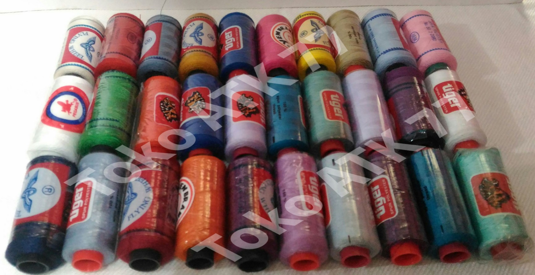 Benang Jahit Warna Warni Lengkap READY STOCK