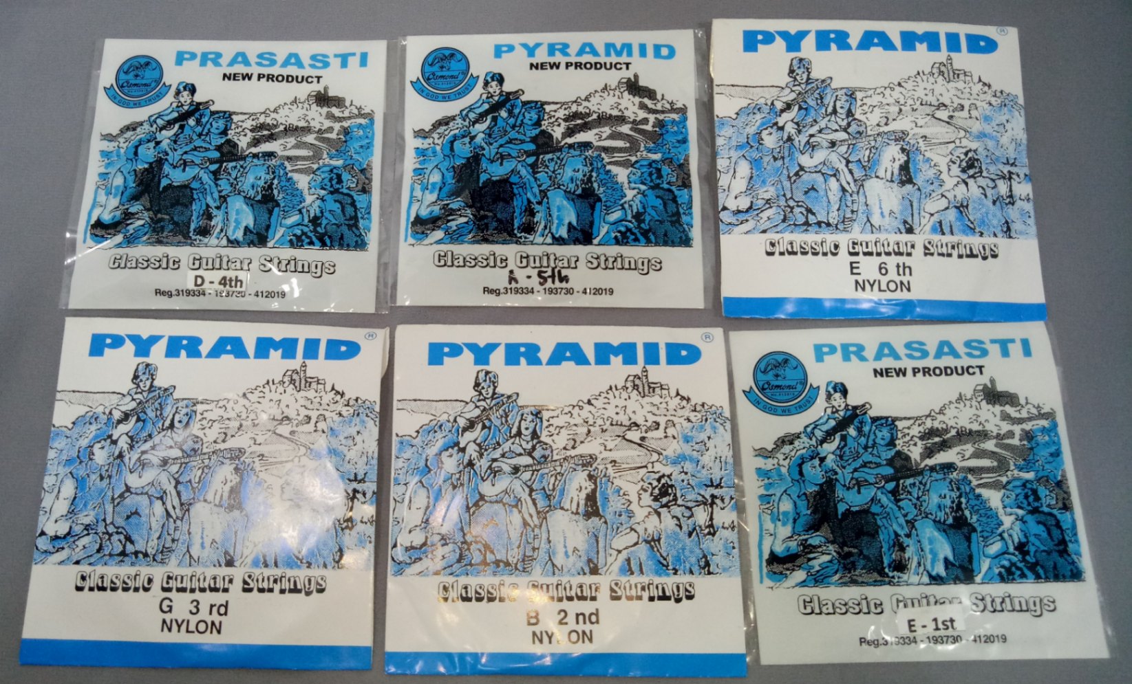 Senar Gitar Classic Guitar Strings 1set no 1-6 Lengkap Komplit READY S