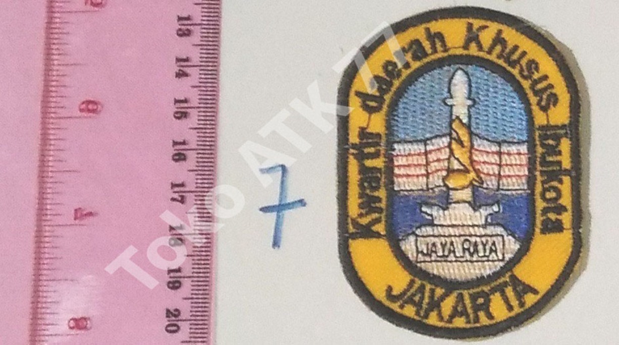 Logo Badge Bet Bordiran Lencana Seragam Sekolah Pramuka Paskib PMR PMI