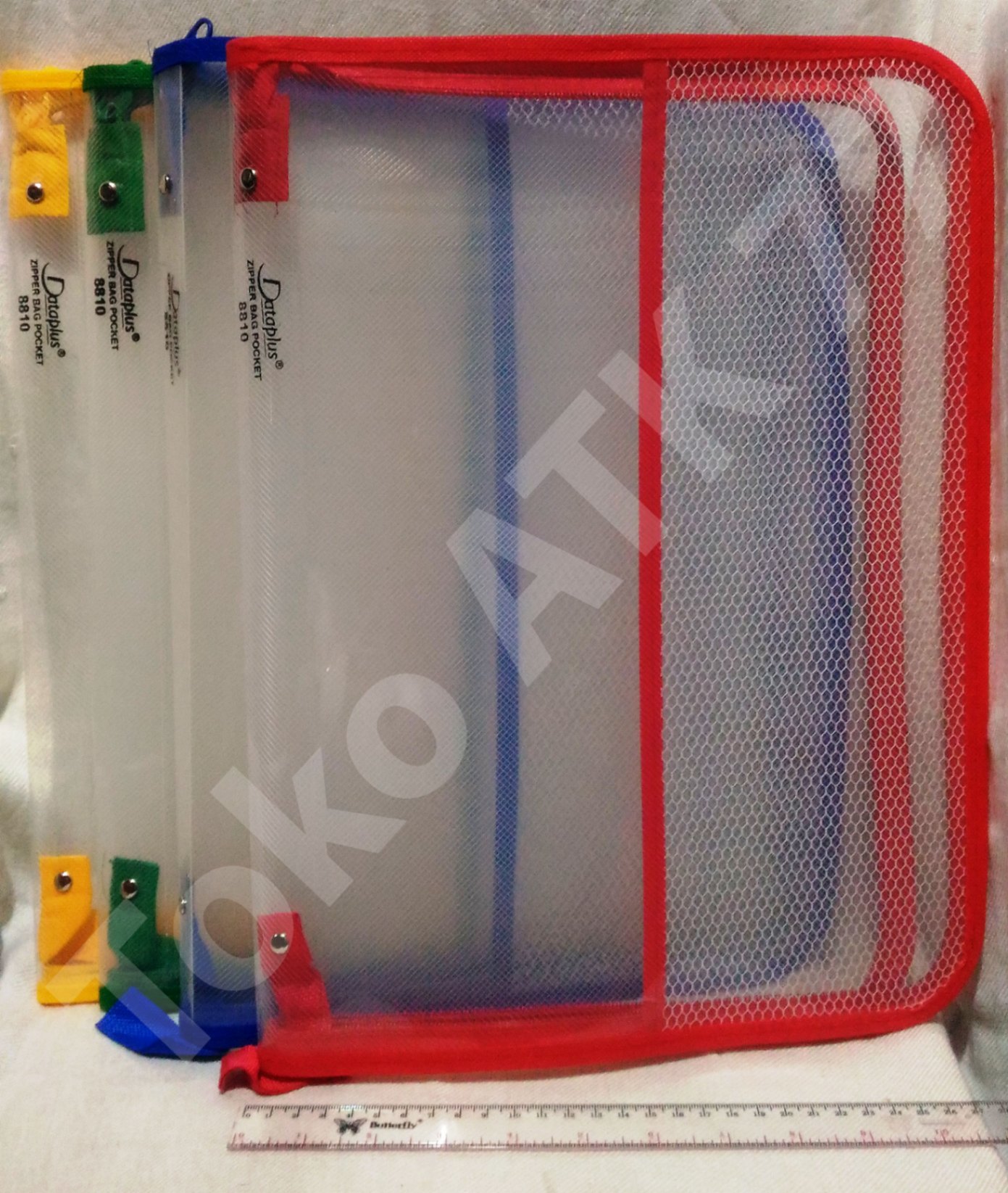 Map Sleting Sreting Sereting Seleting Jaring Zipper Bag F4 Folio 8810