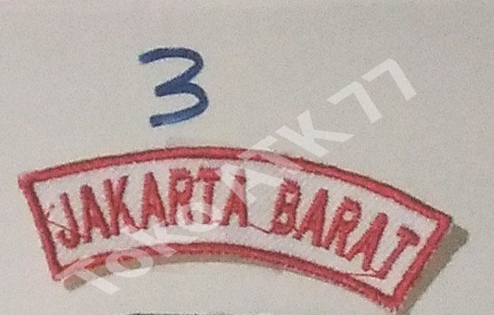 Logo Badge Bet Bordiran Lencana Seragam Sekolah Pramuka Paskib PMR PMI