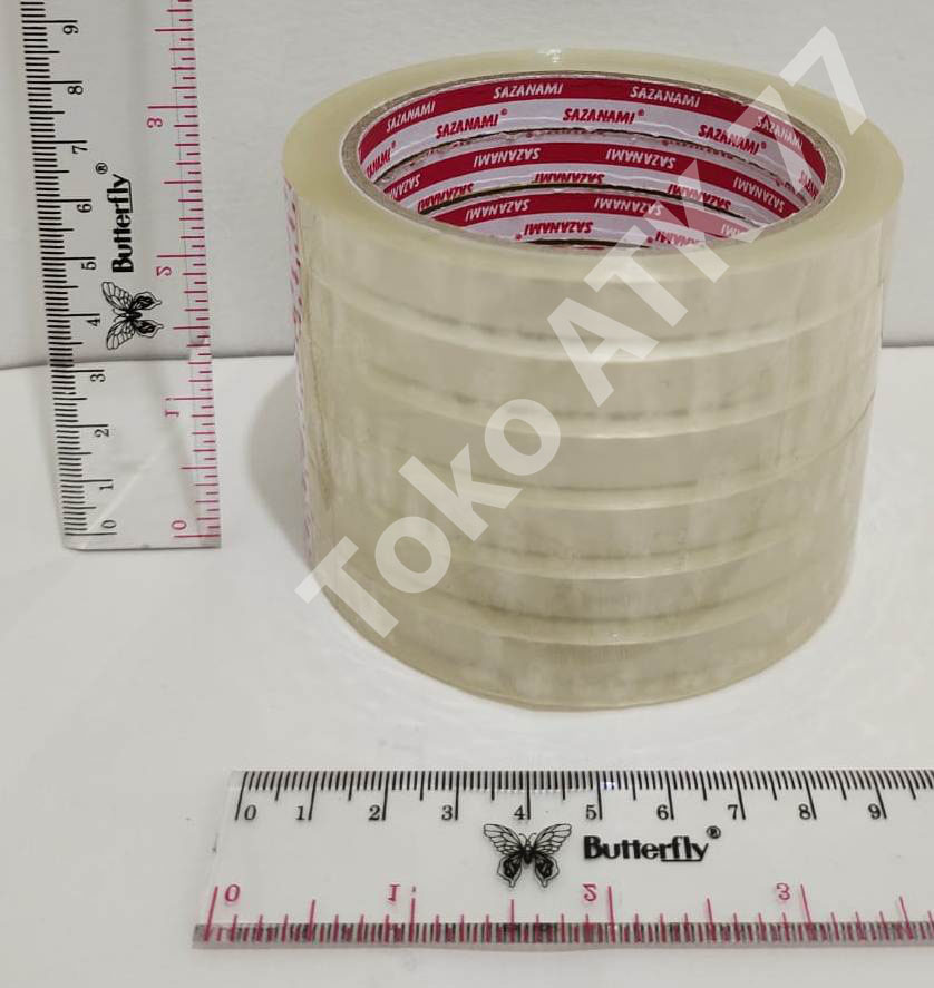 Selotip Solatip 0.5" 0,5" 1/2 Setengah inch  6pcs Panjang Tebal 72yard
