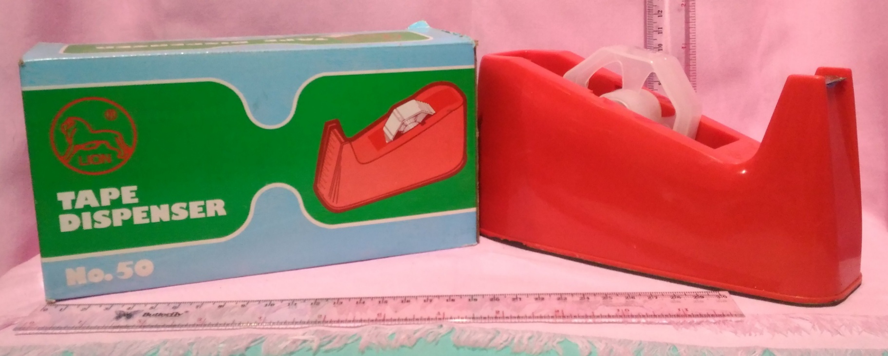 Tape Dispenser Pemotong Pita Perekat Solatip Gede Jumbo Kecil Lion 50