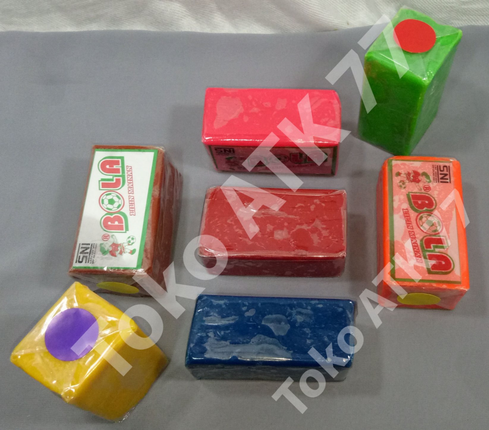 Plastisin Lilin Mainan Doh Dough Sedang Besar Warna Warni READY STOCK