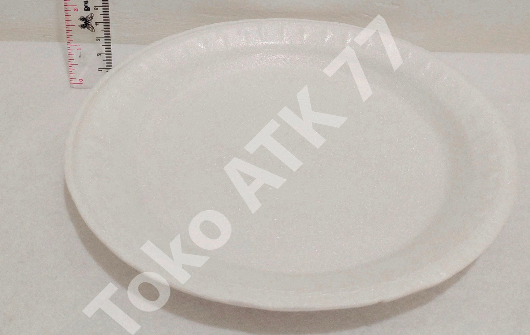 Piring Stereofoam diameter 23cm dijual per 5 pcs READY STOCK