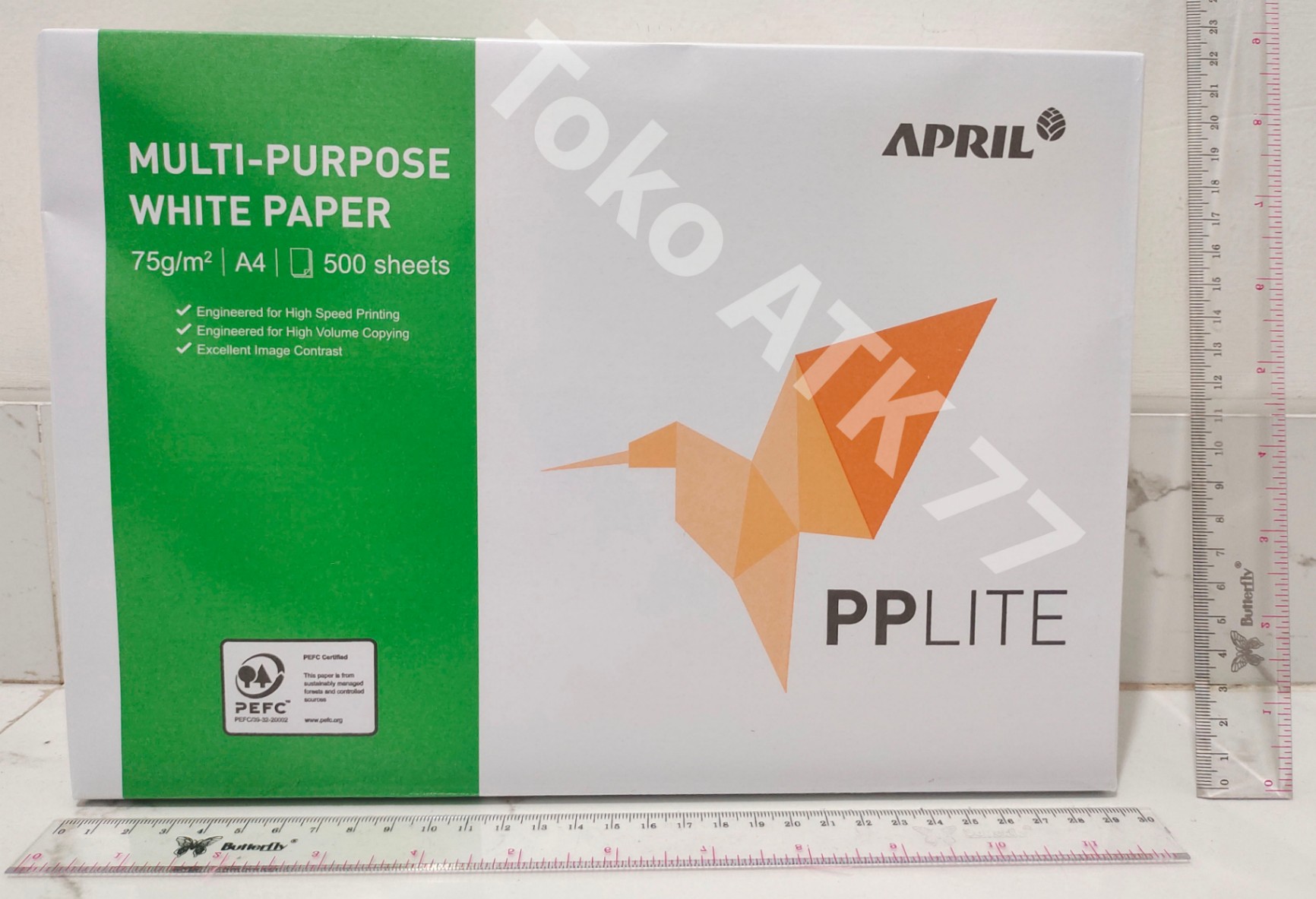 Kertas HVS Putih Polos A475 1rim 1pack isi 500 lembar READY STOCK