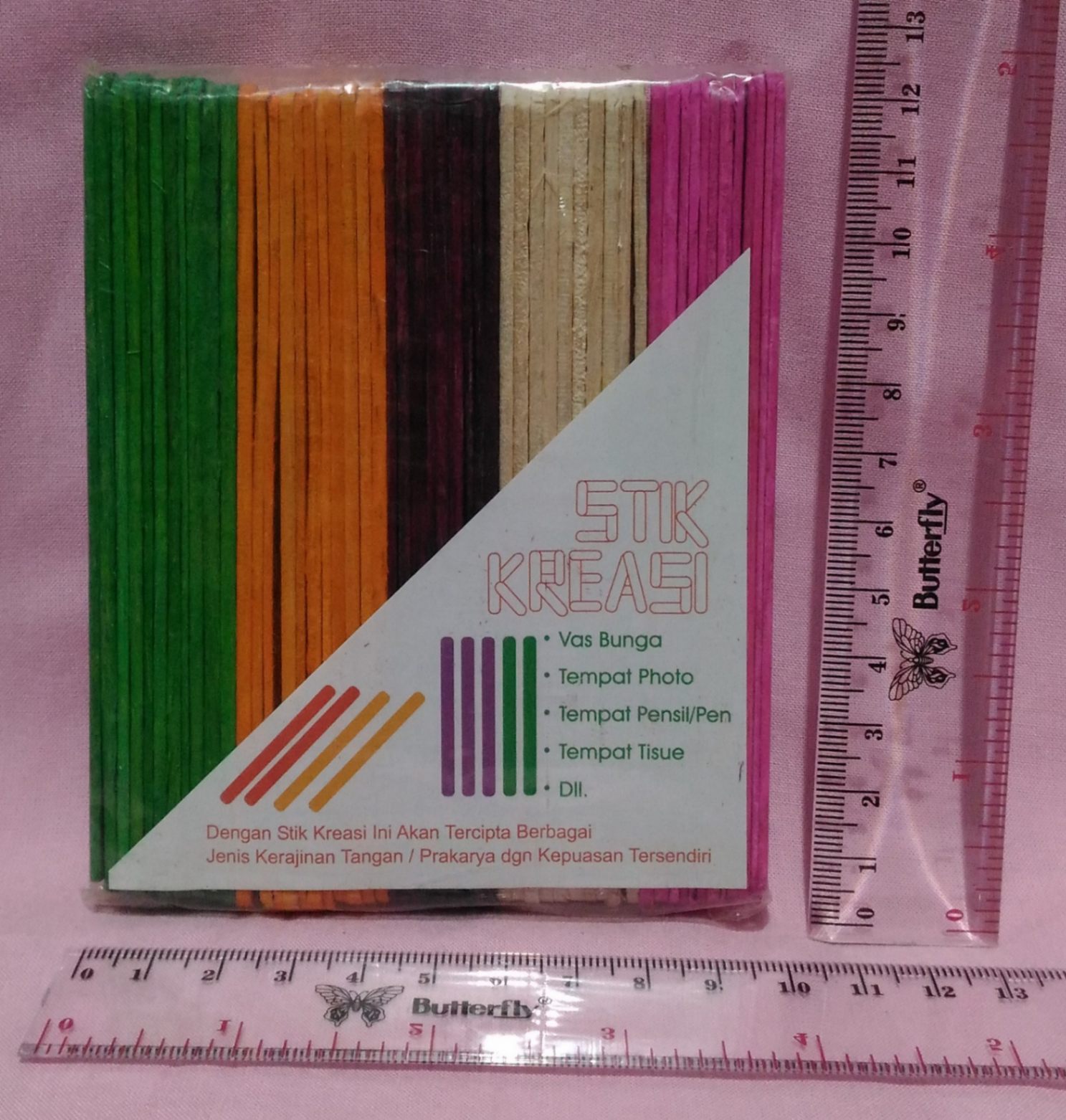 Stick Stik Es Ice Cream Warna Warni Kreasi Prakarya Kerajinan Tangan
