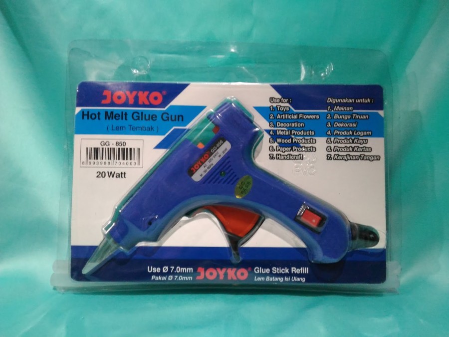 Glue Gun Alat Lem Tembak Ukuran Kecil Joyko Bonus isi 2pcs READY STOCK